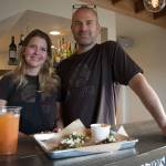 Kyle Jensen / The Record &mdash; Rocket Taco owners Jill and Steve Rosen opened their newest restaurant on Tuesday. Opening a restaurant on Whidbey has been a goal of theirs for a few years.