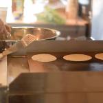 Contributed photo &mdash; Handmade tortillas are made throughout the day at Rocket Taco. Their tortillas are made from two thirds corn and one third flour.