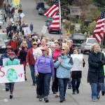 Hundreds participate in climate march through streets of Langley