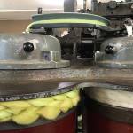 Contributed photo &mdash; The carding machine is Christiansen&rsquo;s oldest piece of equipment. The machine disentangles, cleans and intermixes fibers.