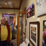Kyle Jensen / The Record &mdash; Member photographer Tom Hanify has shown his photos at Whidbey Art Gallery for years. He says he never showed his work at a gallery before becoming a part owner of showroom.