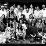 Contributed photo &mdash; The original members of Whidbey Art Gallery were based out of the storefront that currently hourses The Braeburn in downtown Langley. Featured in the photo are original members and family members.