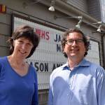 Kyle Jensen / The Record &mdash; Organizer Janice O&rsquo;Mahony and Seattle Universtiy Professor of Law Andrew Siegel collaborated to bring the Constitution lecture series to WICA.