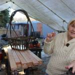 Vanca Lumsden, 74, a Freeland artist who makes baskets and chairs from willow branches and old wood, says of aging on Whidbey Island: &ldquo;You have a laid-back lifestyle, but you aren&rsquo;t so far out of touch [that] you stagnate.&rdquo; Photo by Patricia Guthrie/South Whidbey Record