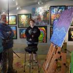 Langley artist encourages Ryan’s House youth to paint from the soul