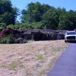 Justin Burnett/The Record &mdash; The old chicken house on Myrtle Avenue in Freeland was torn down this week.