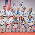 Contributed photo &mdash; Back row, from left to right: Joshua Chia, Mr. Jeffrey Chia, Stephanie Chia, Michael Napoli, Jennifer Cisney, Mrs. Armstrong, and Mr. Robert Armstrong Front row, left to right: Weston Dill, Dustin Davis, Josephine Chia, Julia Napoli, Karissa Napoli, Nicholas Armstrong and Braxtyn Fleming.