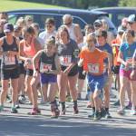 Evan Thompson / The Record &mdash; Around 75 people participated in the 20th annual Chum Run on Saturday at Community Park.