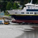 Justin Burnett/The Record                                Nichols Brothers Boat Builders successfully launched the 239-foot cruise ship National Geographic Quest on Wednesday. The vessel will tour Baja, Costa Rica, and Panama during the winter months; and Oregon, Washington, Alaska and Canada during the summer months, according to the shipbuilder&rsquo;s website.