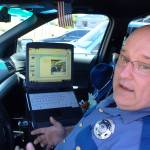 Beginning Sunday it&rsquo;s illegal under a new state law to have a cell phone or any electronic device in your hand while driving. State trooper Dave Martin advises: &ldquo;Just focus on getting from point A to point B.&rdquo;                                Photo by Patricia Guthrie/Whidbey News-Times
