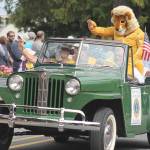 Evan Thompson / The Record &mdash; The South Whidbey Lions Club was one of many organizations to participate in Saturday&rsquo;s parade at the Whidbey Island Fair.