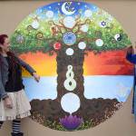 New Langley resident installs mural as gift to city