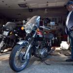 Kyle Jensen / The Record &mdash; Maxwelton valley resident Bob Brown is entering his 1973 Triumph Trident into the Cool Bayview Nights Car Show. It&rsquo;s one of multiple motorcycles he owns, but his prized possession.