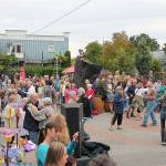 Record file &mdash; Hundreds filled Second Street for the first annual Langley Street Dance in July 2016.