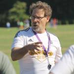 Evan Thompson / The Record &mdash; Terry Swanson, a longtime youth coach, will lead South Whidbey High School&rsquo;s girls soccer team in the fall.