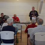 Kyle Jensen / The Record &mdash; Sgt. Darren Crownover discusses a suspected &ldquo;drug house&rdquo; in the Sun Vista neighborhood alongside Sheriff Mark Brown and Lt. Evan Tingstad. Neighbors have been suspicious of criminal activity on the property for years.