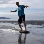 Riding the glide with South Whidbey skimboard masters