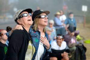 Viewed through cereal boxes or approved glasses, eclipse was a ‘wonderful sight to see’
