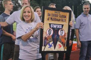 South Whidbey High School’s stadium renamed after Jim ‘Coach’ Leierer