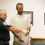 Charles Taylor appears in Island County Superior Court last Monday.