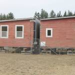 Evan Thompson / The Record &mdash; The &ldquo;Little Red Building&rdquo; has been on the corner of Third Street and DeBruyn Avenue for the past nine years as plans to move it have stalled.