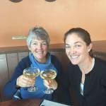 Steve Shapiro photo &mdash; Joey Shapiro Key and her mother, Debra Valis (left), celebrated the news of the Nobel Prize in Physics on Tuesday.