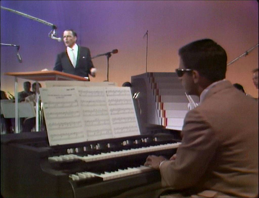 Conrtibuted photo &mdash; Kane worked alongside numerous famous performance musicians, including Frank Sinatra. Pictured right, Kane appeared on Sintra&rsquo;s &ldquo;A Man and His Music - Part II,&rdquo; an hour-long television special.