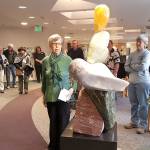 Cancer patient dedicates commissioned sculpture to oncology nurses at WhidbeyHealth