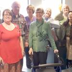 WhidbeyHealth photo &mdash; Joann and Art Peterson pose for a photo with WhidbeyHealth&rsquo;s Cancer Care team.