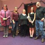 Photo provided                                Pictured from Left to Right: Shanna Flower, Krista Ollis, Cathi Mann-Fisher (WSU Island County 4-H Coordinator), Madison Ellerby-Muse and Tim Lawrence ( WSU Island County Director).