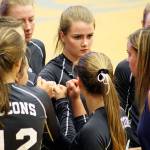 Record file  South Whidbeys volleyball team was unable to claim a medal at the class 1A state volleyball championships this past weekend.