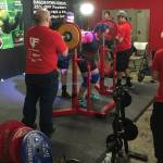 Sherry Phay lifts her way to a win in the back squat. (Submitted photo)