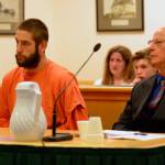 Justin Burnett / The Record  Jeffrey Lewellen, 30, sits in Island County County Superior Court as hes sentenced to 138 months in state prison for vehicular homicide.