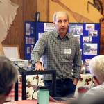Evan Thompson / The Record  Dr. Paul McElhany, a research ecologist with the National Oceanic and Atmospheric Administration (NOAA), discussed what ocean acidification could mean for local marine life at The Fishin Clubs monthly meeting on Jan. 4 at M-Bar-C Ranch in Freeland.