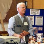 Evan Thompson / The Record  Kevin Lungren, president of The Fishin Club, was tasked with collected female crabs for studies by the Northwest Fisheries Science Center.