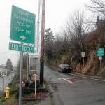 Evan Thompson / The Record  Ferry Dock Roads current pick up and drop-off area is inadequate in the eyes of the Clinton Community Council and officials from the Washington State Department of Transportation.