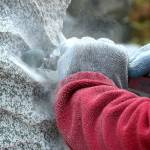 Sculptor Sue Taves at work. Close-up of artists working on their craft are included in Wodjenskis book. Photo provided by Wodjenski Creative