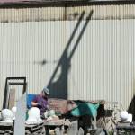 Outdoors is the studio space for some, such as sculptor Sue Taves. Photo provided by Wodjenski Creative