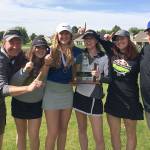Contributed photo                                South Whidbey girls golf won a state championship in May 2017, a first in the programs history.