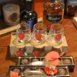 Unique desserts are created for the tour using an infusion of wine and flavored liqueur in dark chocolate. Sweet Monas of Langley fuses Whidbey Island Distillerys whiskey and boysenberry liqueur to create Manhattan truffles.