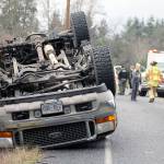 No injuries in pair of crashes