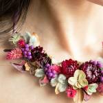 Floral necklaces for brides are a specialty of Tobey Nelson Events and Design. Photo provided