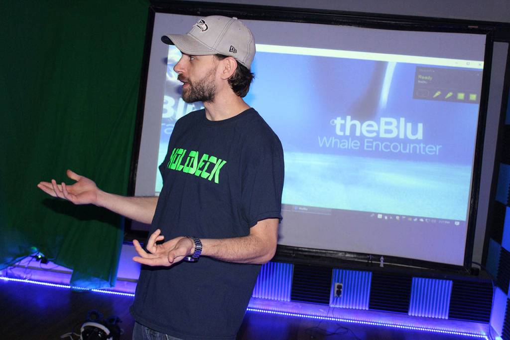 Escaping into virtual reality is now possible at The Machine Shop in Langley. Ethan Worthington, Holodeck founder, charges a minium of $5 that goes to charity for those entering virtual reality for the first time. Regular sessions are $20 for 30 minutes.