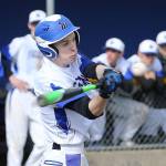 Taylor Brown takes a cut in Saturdays game.(Photo by John Fisken)