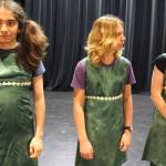 Boys dress up in one scene of South Whidbey High Schools production of Just Another High School Play. Its one of many roles for drama club members Isaac Ramos, left, Sam Baesler, center, and Arlen E. Rankin. Photo by Patricia Guthrie/Whidbey News Group