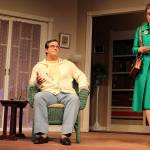 Lisa Judd deftly plays the role of Gertie Cristow, the devoted and rather dull wife of Dr. John Cristow, played by David Penrod, returning to the stage after serving in the Army.