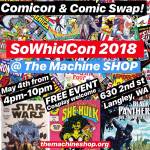 South Whidbey gets its first ComicCon Friday, May 4 at Langleys Machine Shop. People are encouraged to dress in their favorite characters and bring comic books to share and swap.