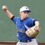 Ethan Petty, shown here in a game earlier this season, threw a no-hitter against Kings Friday. (Photo by John Fisken)