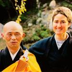 Photo provided                                Shodo Harada Roshi, abbot of Tahoma One Drop Zen Monastery in Freeland, with Jessica Sokei Leon, a Zen Buddhist and the monasterys community outreach coordinator.