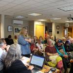 Many residents spoke negatively about Police Chief David Marks at a Langley City Council meeting Monday evening. Two weeks earlier, public comments were overwhemingly positive. Photo by Patricia Guthrie/Whidbey News Group